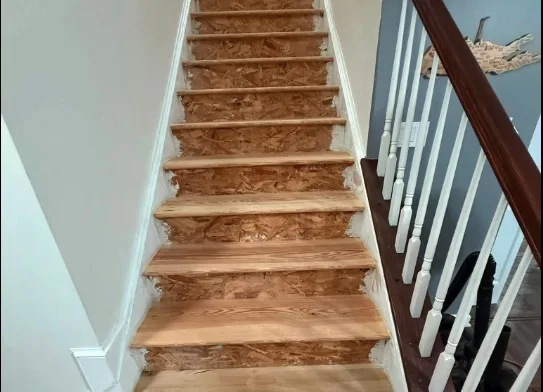 South Florida staircase rebuild and prep before finish work