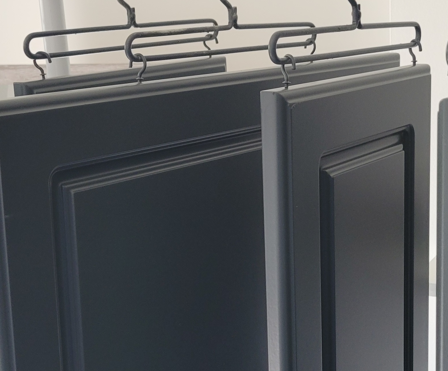 Freshly painted cabinet doors by Prodigal Son Painting